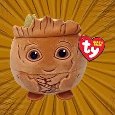 Marvel Groot Ty Beanie Puffie Ball  Plush 0+