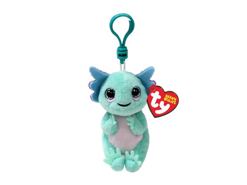 Alex The Axolotl Beanie Bellies Key Clip Soft Toy Plush DOB TBC