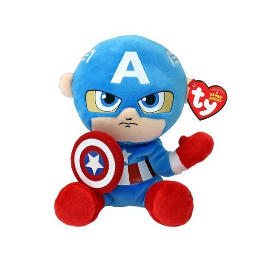 Captain America Marvel Comics 15cm Ty Beanie Babies Soft Toy