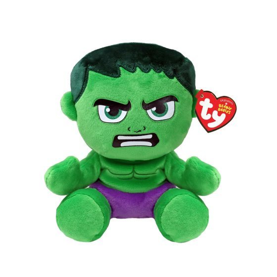 The Hulk Marvel Comics 15cm Ty Beanie Babies Soft Toy