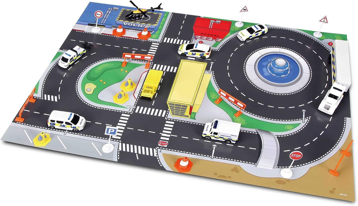 Maisto Emergency Services Playset with Playmat Included 1:64 3+