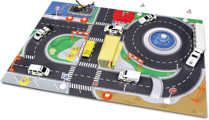 Maisto Emergency Services Playset with Playmat Included 1:64 3+