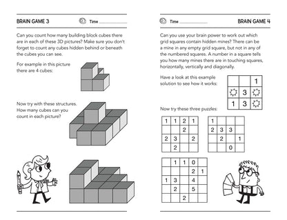Brain Games For Clever Kids by Dr Gareth Moore Ages 7 - 10