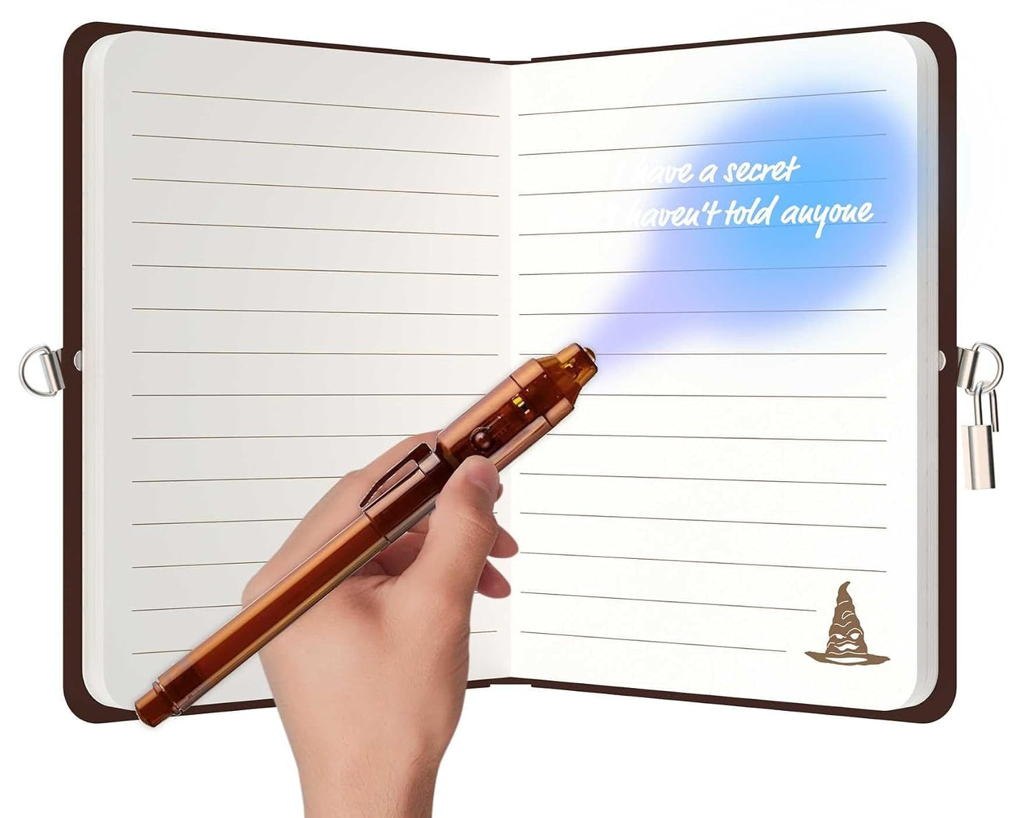 Harry Potter: Hogwarts Lock & Key Diary with Invisible Ink Pen
