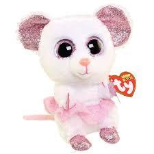 Nina The Mouse 15cm Ty Beanie Soft Toy DOB September 27