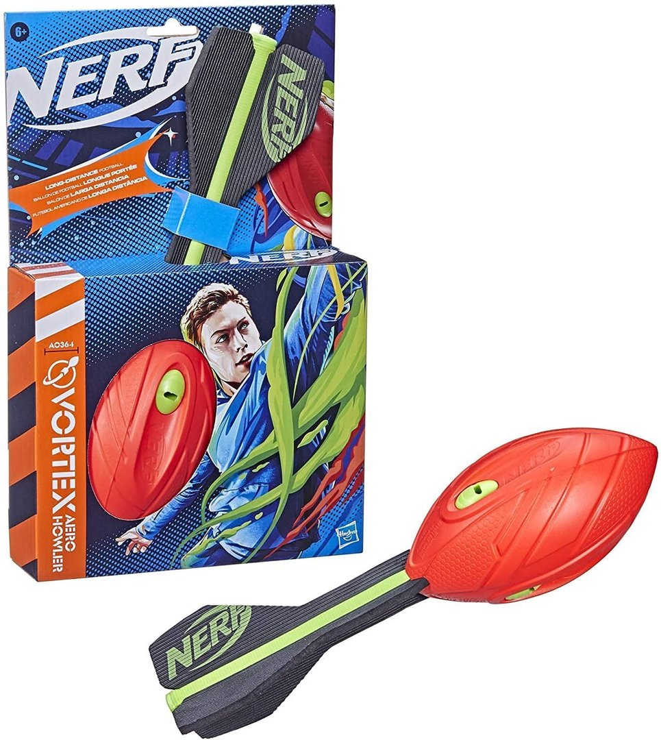 Nerf N-Sports Vortex Aero Howler The Long Distance Football 6+
