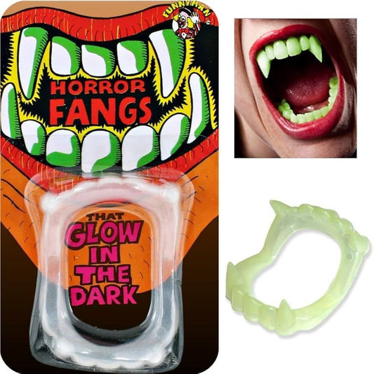 Glow In The Dark Monster Teeth Horror Fangs 5+