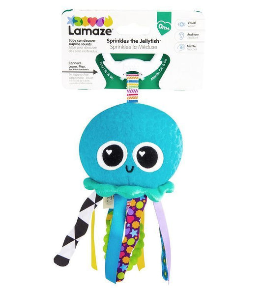 Lamaze Sprinkles the Jellyfish Clip & Go Baby Soft Toy From 0+