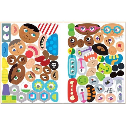 Mini Funny Faces Sticker Book By Usborne Childrens Books 3+