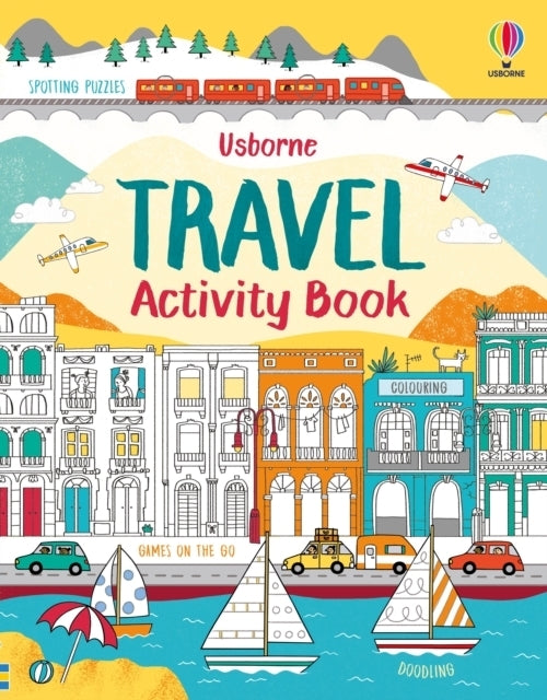 Travel Activity Book by Usborne Childrens Books for 6+
