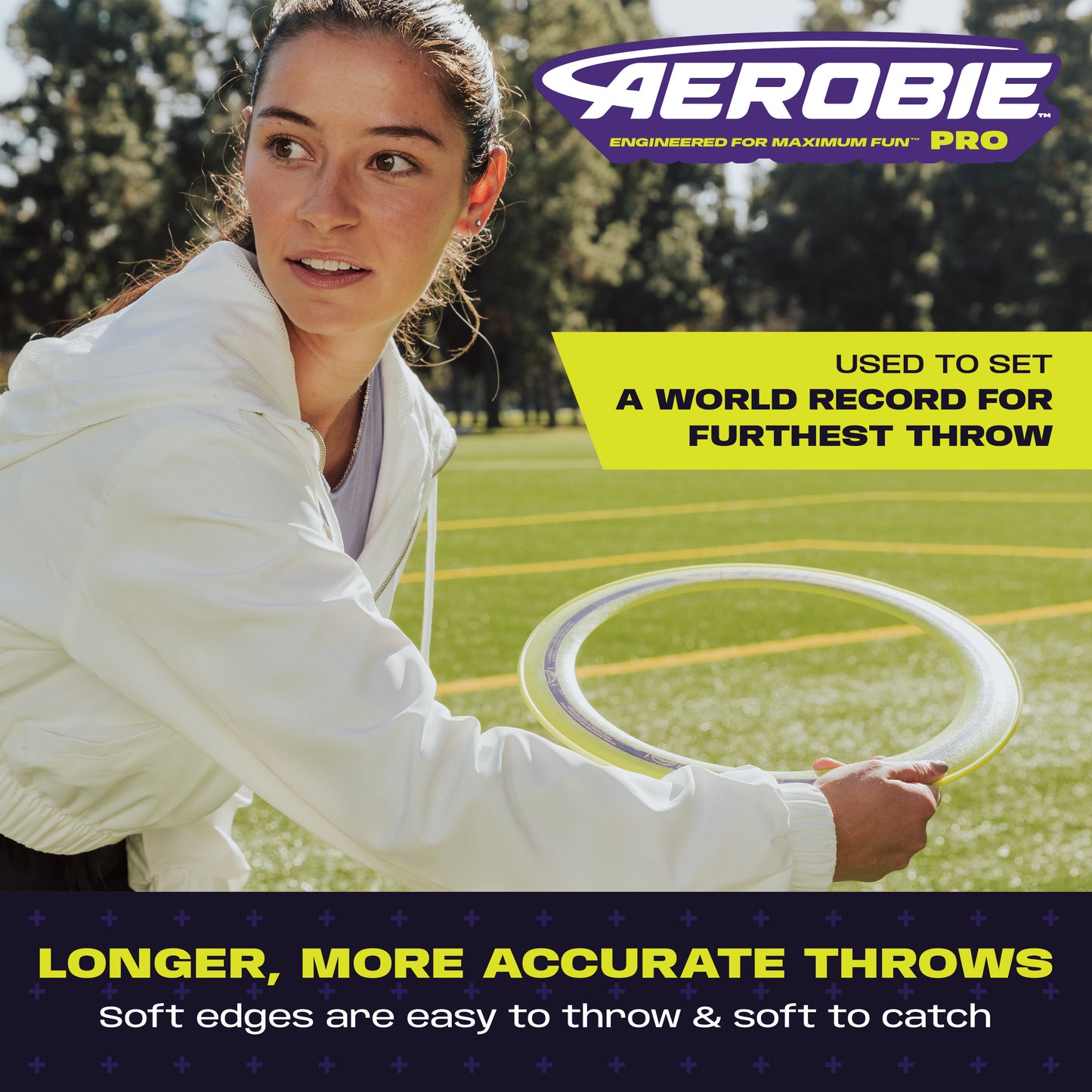 Aerobie Pro 13" Ring Disc Frisbee 5+