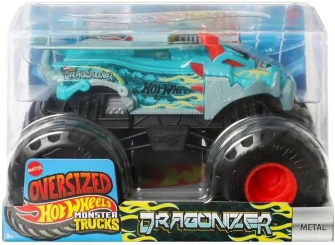 Hot Wheels Monster Trucks 1:24 Oversized - Dragonizer 3+
