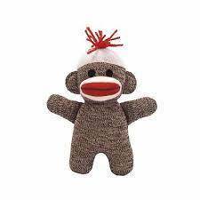 Baby Brown Super Soft  Sock Monkey Suitable From Birth