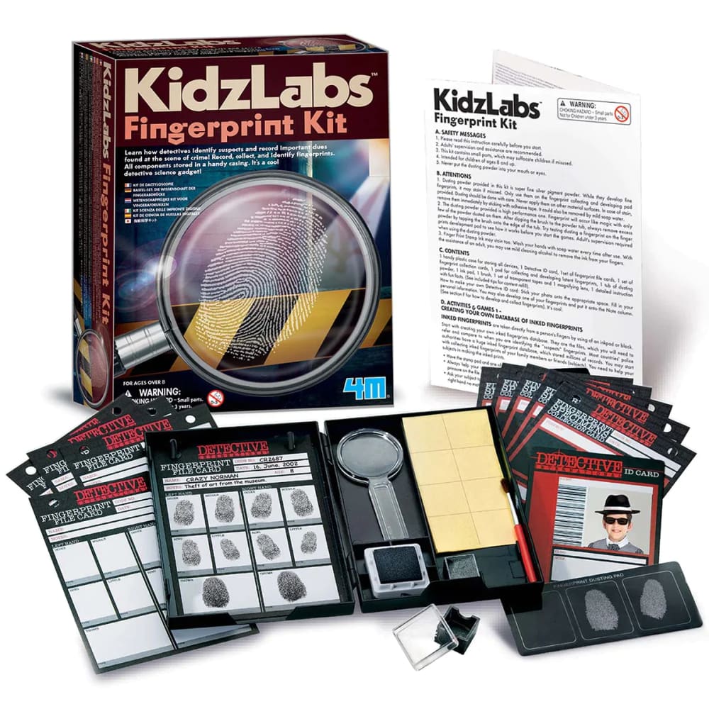 Fingerprint Kit Detective Science Set by 4M