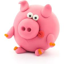 Hey Clay Piggy air-dry clay Kit 3+