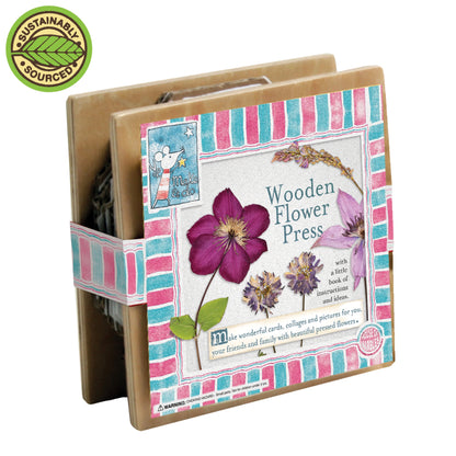 Wooden Flower Press by House of Marbles 3+