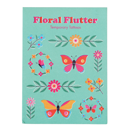 Temporary tattoos - Floral Flutter 3+