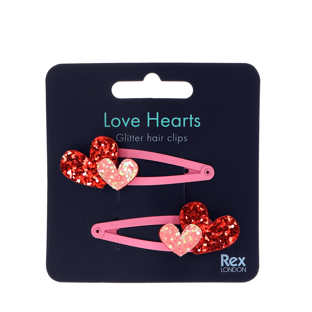 Glitter Hair Clips (Set of 2) 3+
