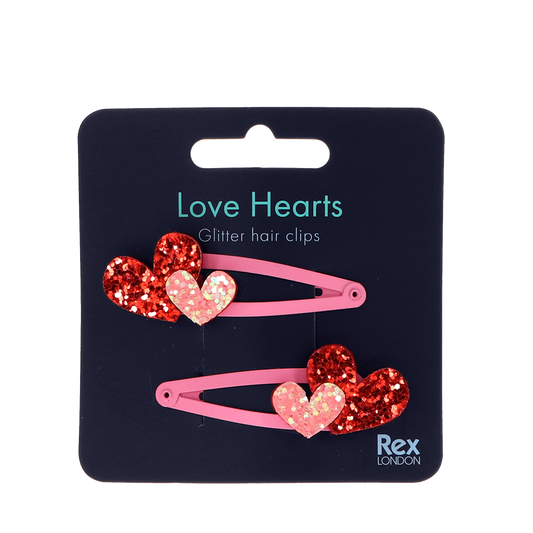 Glitter Hair Clips (Set of 2) 3+