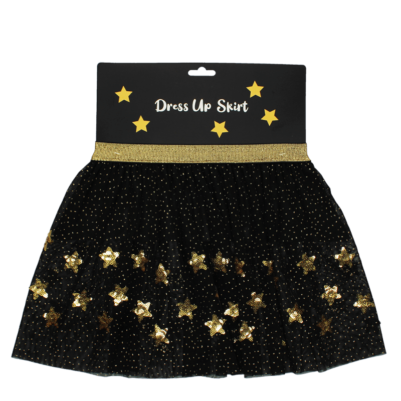 Children's skirt - Gold stars 3+