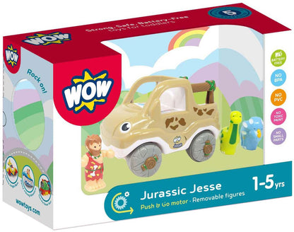 Jurassic Jesse Push & Go Motor by WOW Toys 1-5 years