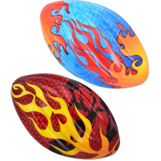 17cm Flame Foam Rugby Ball 3+