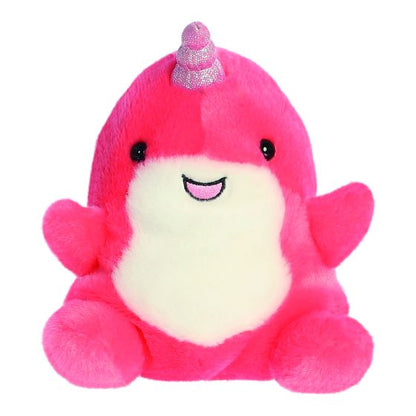 Nia Narwhal Palm Pals 5" Plush Soft Toys by Aurora 0+