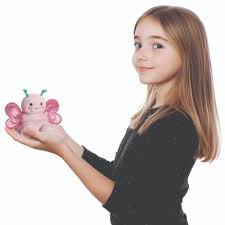 Petunia the Butterfly Palm Pals 5" Plush Soft Toys by Aurora 0+