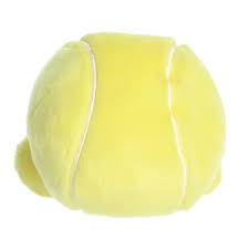 Ace Tennis Ball Palm Pals 5" Plush Soft Toys by Aurora 0+