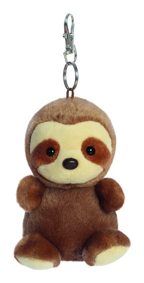 Slomo Sloth Palm Pals Keyclip Plush 4'' by Aurora 0+