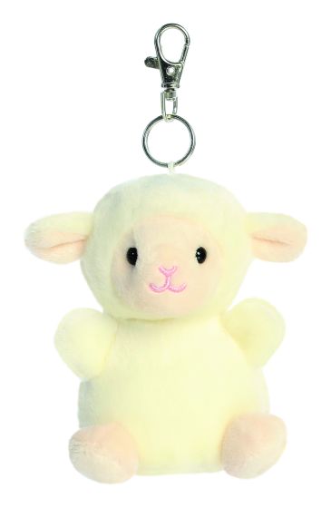 Wooly Lamb Palm Pals Keyclip Plush 4'' by Aurora 0+