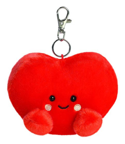 Amore Heart Palm Pals Keyclip Plush 4'' by Aurora 0+