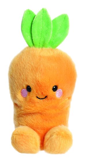 Cheerful Carrot Palm Pals 5" Plush Soft Toys by Aurora 0+