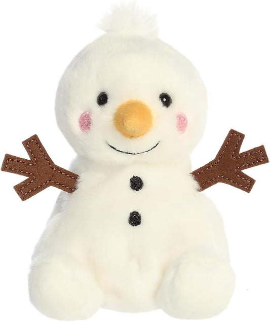 Twig Snowman Palm Pals 5" Plush Soft Toys by Aurora 0+