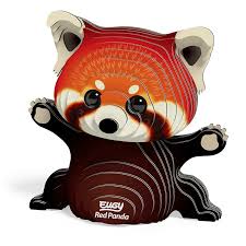 Eugy 3D Red Panda Craft Kit Model No. 126 by Brainstorm