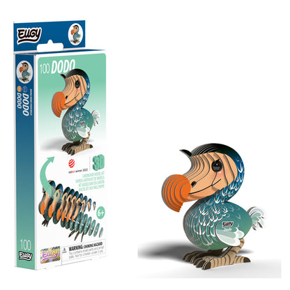 Eugy 3D Dodo Craft Kit Model No. 100 by Brainstorm