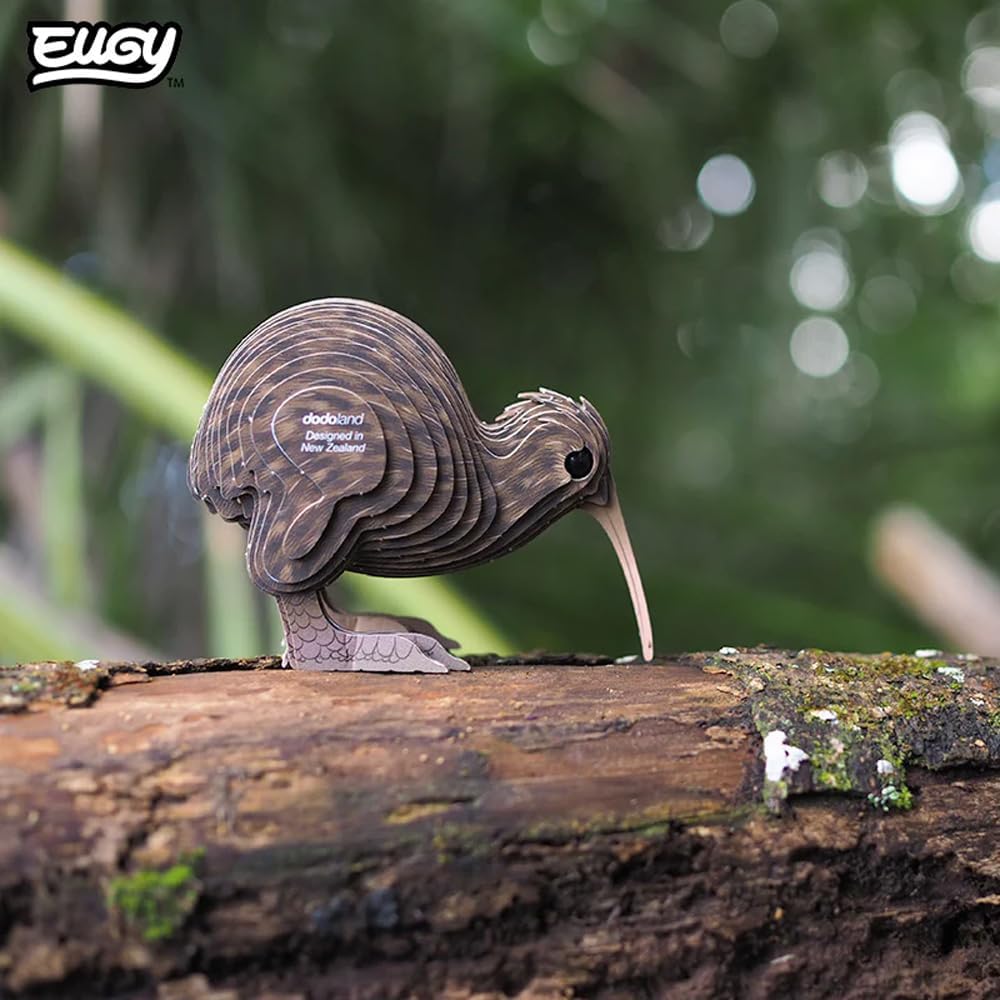 Eugy 3D Brown Kiwi Craft Kit Model No. 91 by Brainstorm