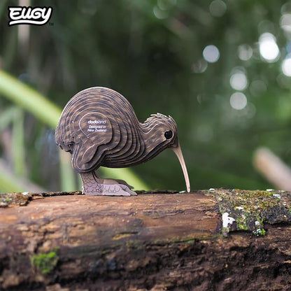 Eugy 3D Brown Kiwi Craft Kit Model No. 91 by Brainstorm