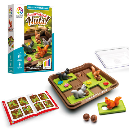 Squirrels Go Nuts! Puzzle Game by Smart Games 6+