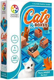 Cats & boxes Puzzle Game by Smart Games 7+