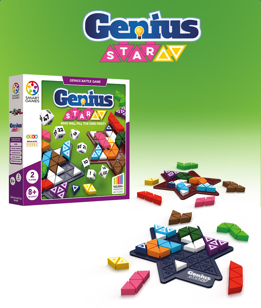 Genius Star Puzzle Game by Smart Games 8+