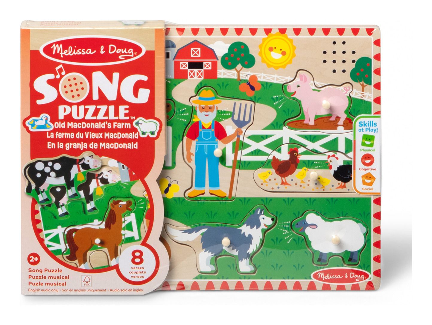 Melissa & Doug Song Puzzle Old MacDonald's Farm 2+
