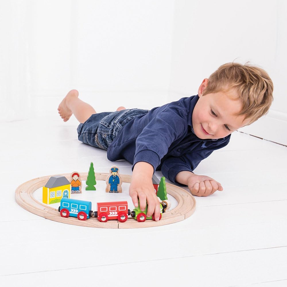 My First Train Set by Bigjigs Toys 3+