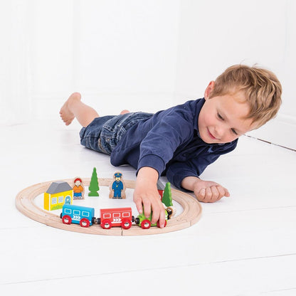 My First Train Set by Bigjigs Toys 3+