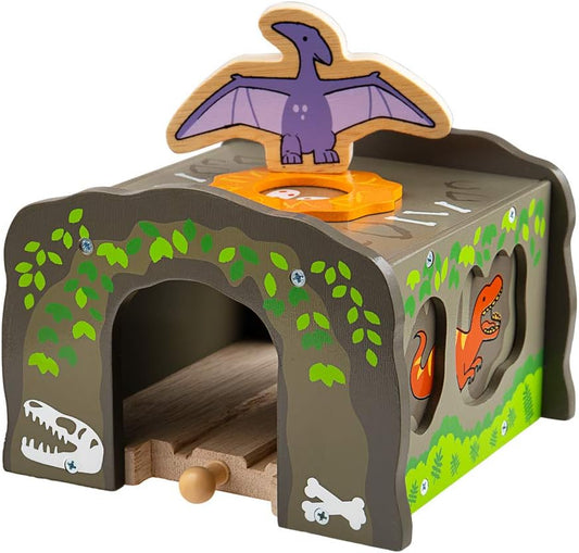 T-Rex Train Tunnel by Bigjigs Rail 3+