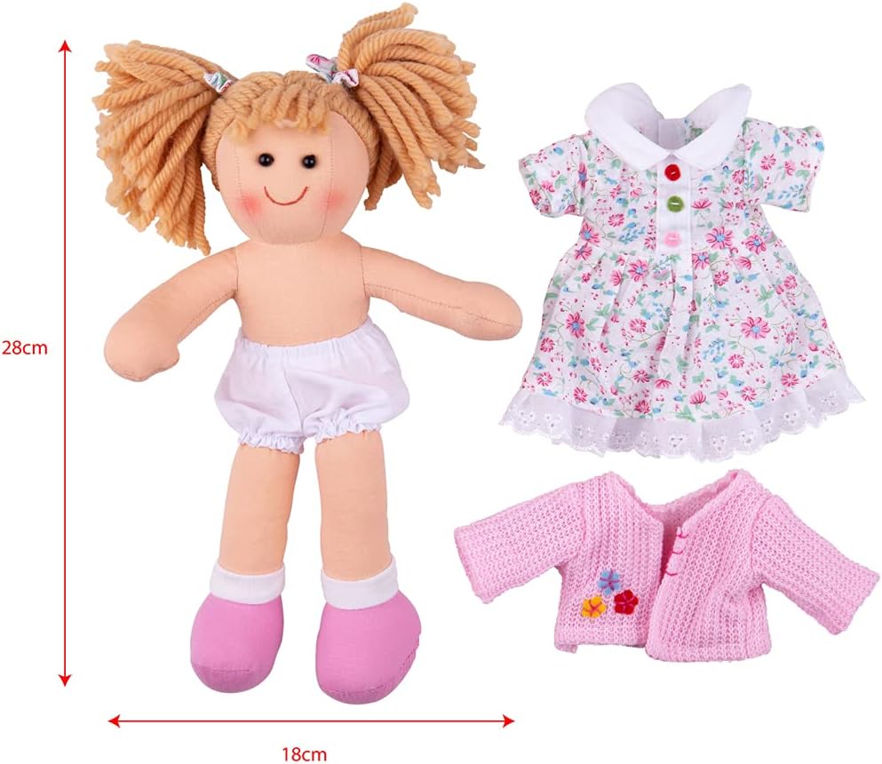 Poppy Small Doll by Bigjigs Toys 0+