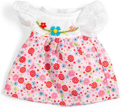 Pink Dress with Lace Sleeves for Rag Doll 28 cm (Small) by Bigjigs Toys 2+