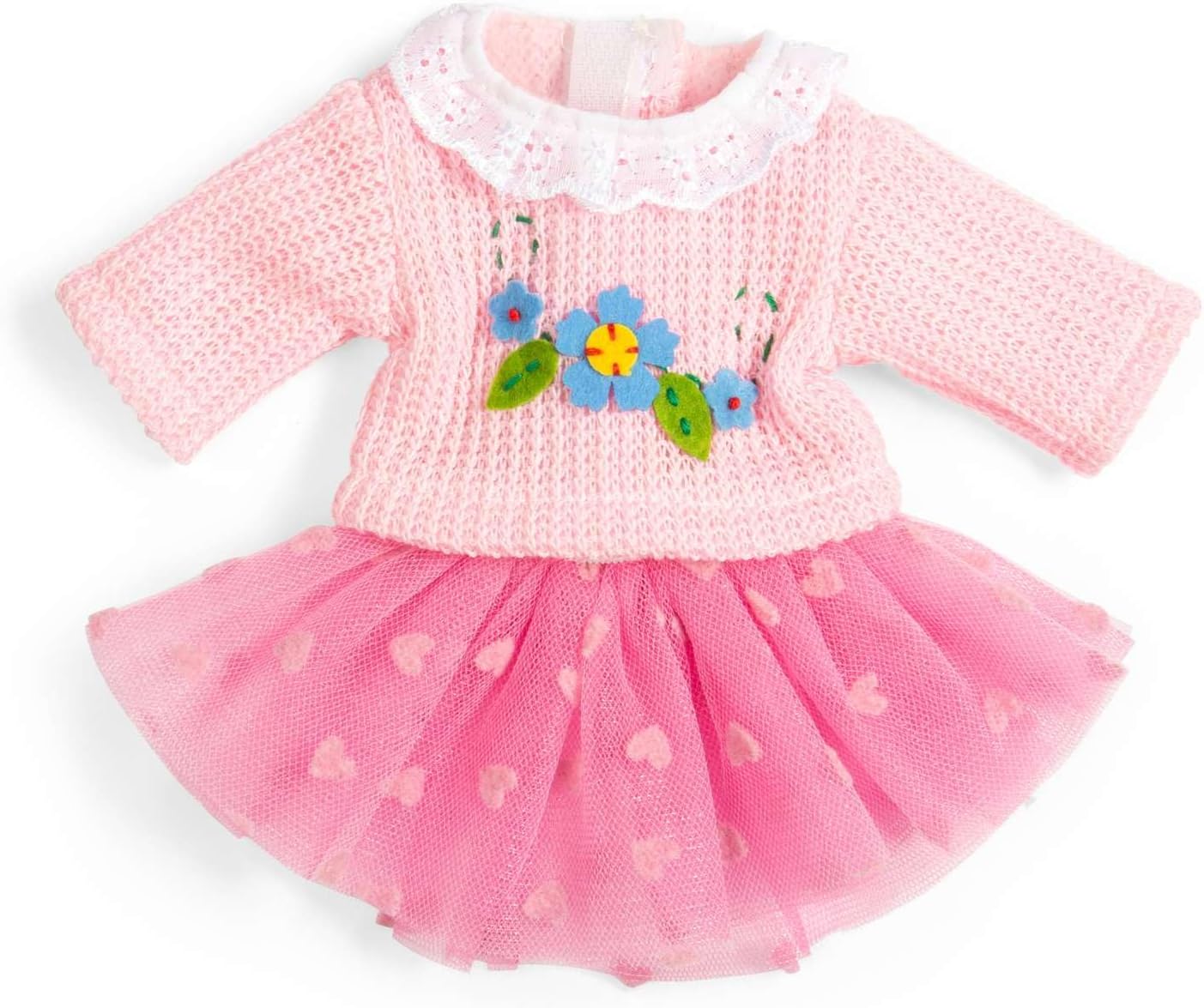 Pink Tutu with Jumper for Rag Doll 28 cm (Small) by Bigjigs Toys 2+