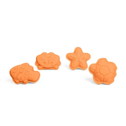 Apricot Silicone Character Sand Moulds 12m+ By Big Jigs Toys
