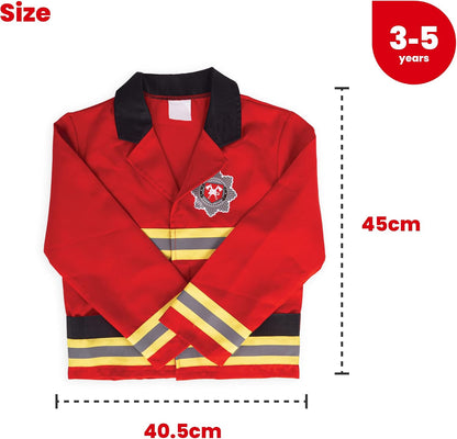 Firefighter Dress Up Outfit (Without Helmet) by Bigjigs Toys 3+